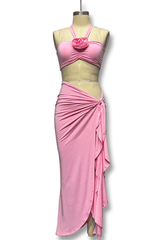 Scarlet Sands Halter Two-Piece Set image 5