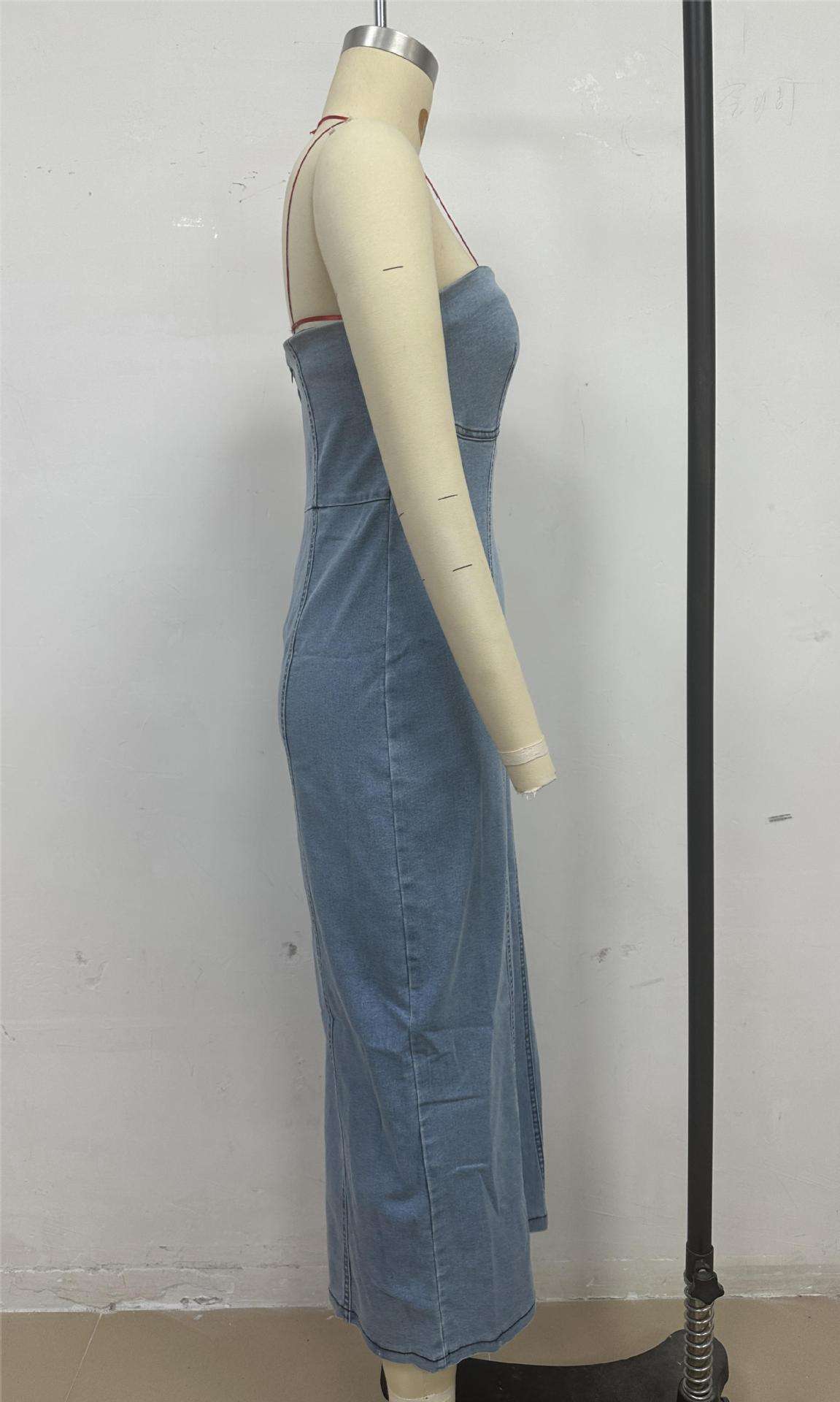 Strapless Bodycon Midi Dress image 4