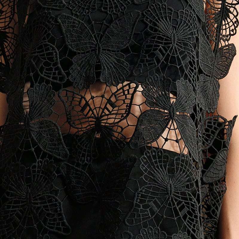 Butterfly Lace Crochet Top image 4