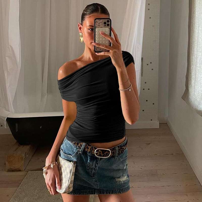 Solid Off Shoulder Top image 1