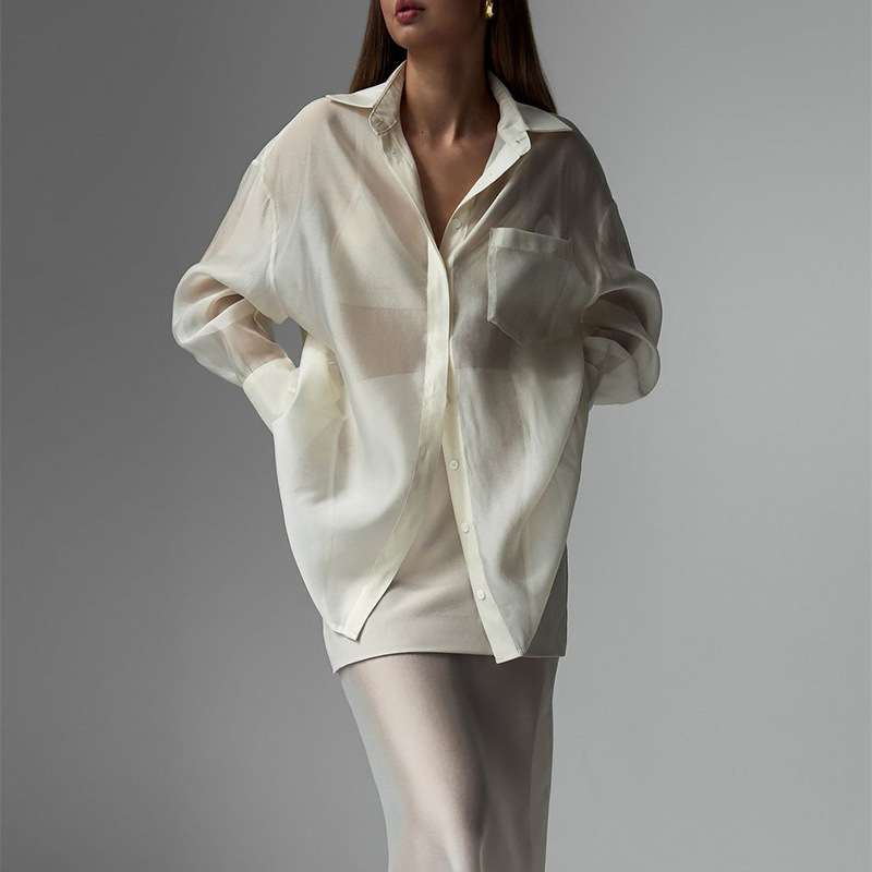 Patchwork See Through Skirt Sets image 2