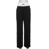 Straight Fit Flat-Front Pants image 5