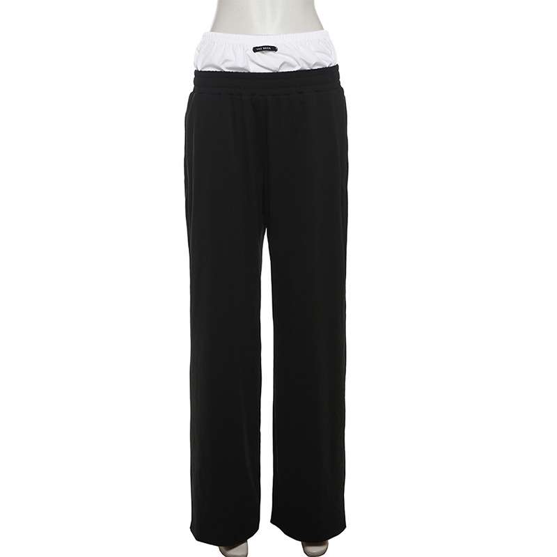 Straight Fit Flat-Front Pants image 5
