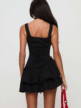Sleeveless Ruffle Tiered Mini Dress image 4