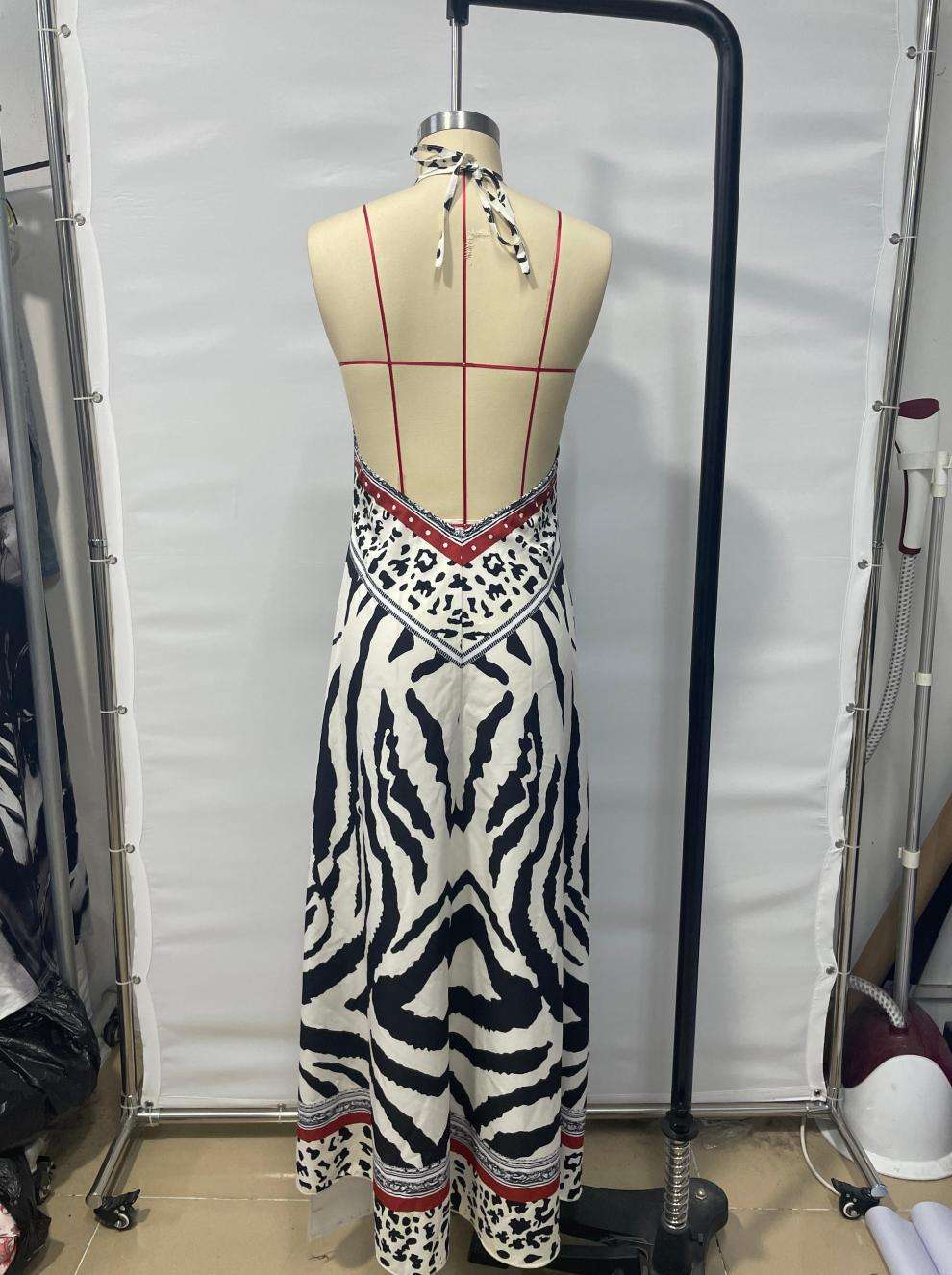 Animal Print Maxi Dress image 3