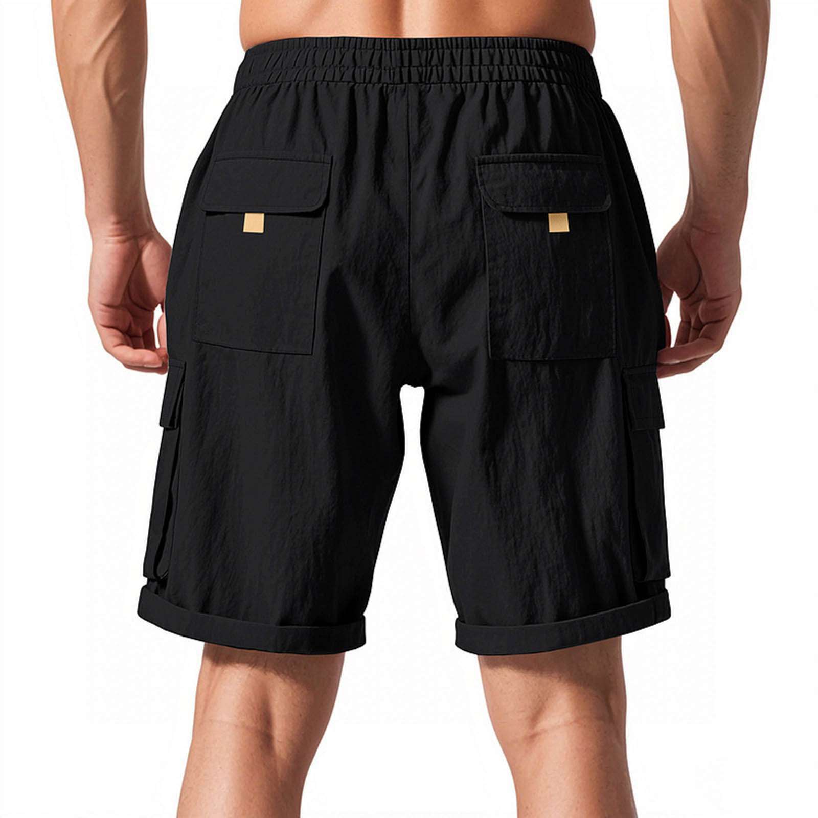Men's Drawstring Cargo Shorts image 1