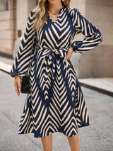 Stylish Geometric Pattern Dress image 3