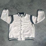 Stand Collar Classic Baseball Jackets image 7