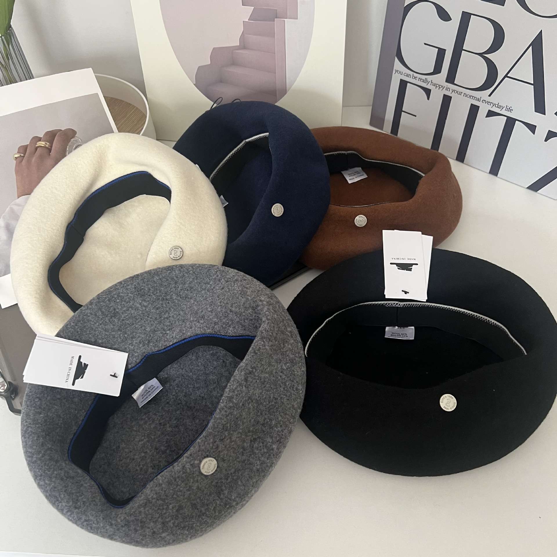 French Beret Cap Hat image 8