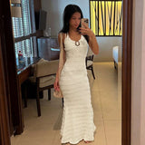 Ribbed Maxi Dress with Ring Detail image 2
