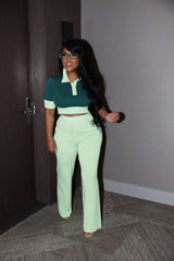 Color Fusion Polo Set - M, Green image