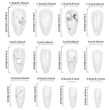 Elegant 3D Butterfly Nail Art image 2