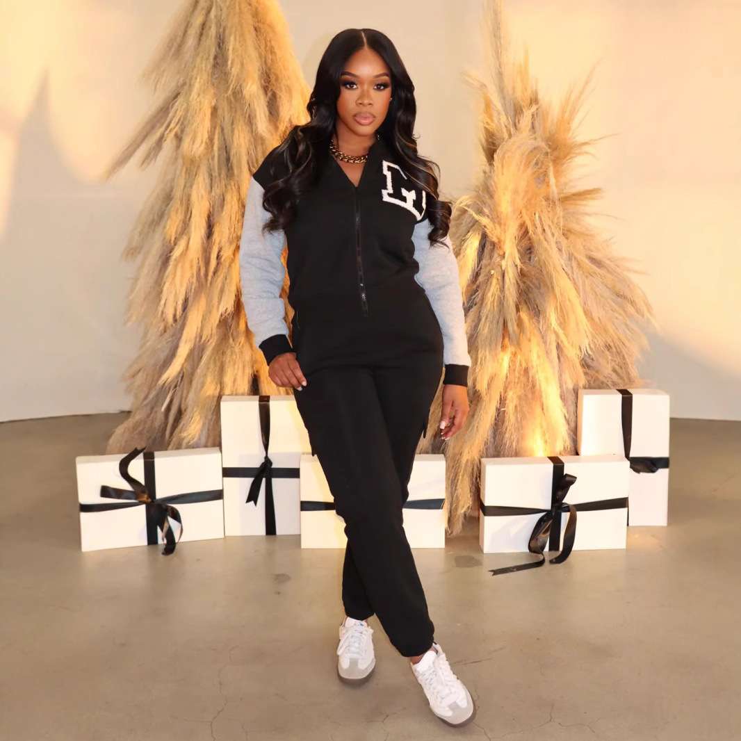 Boat-Neck Top & Pants Set image 0