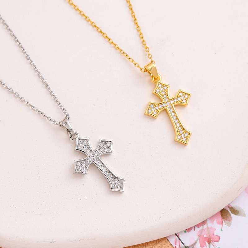 Cross Pendant Necklaces with Embellishments image 4