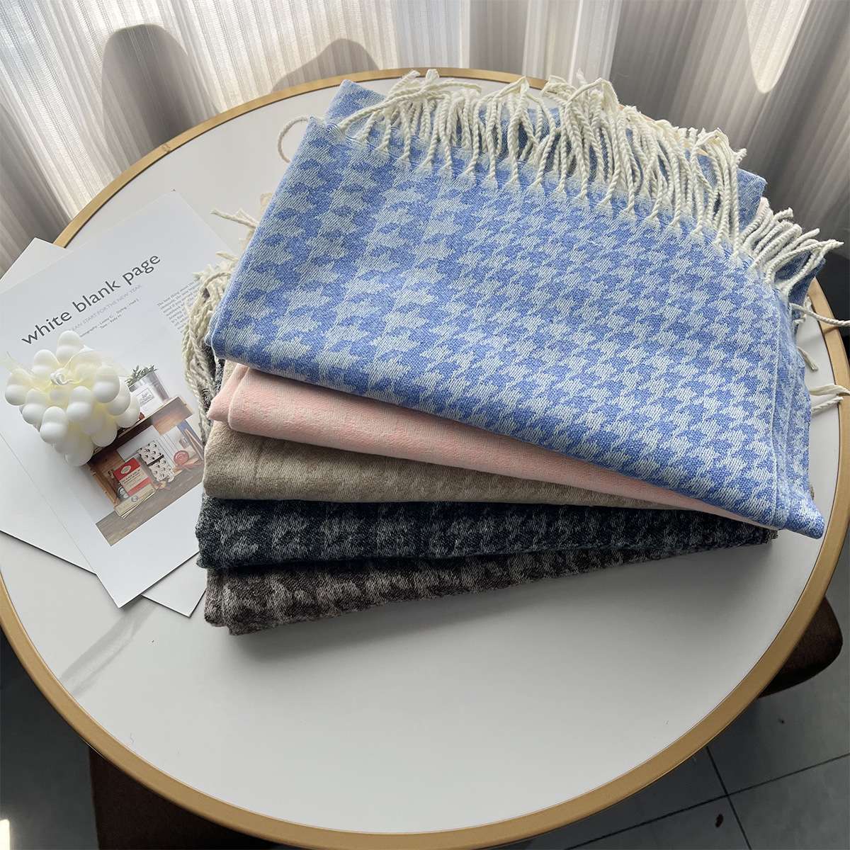 Winter Fashion Luxury Shawl Tassel Wrap image 6