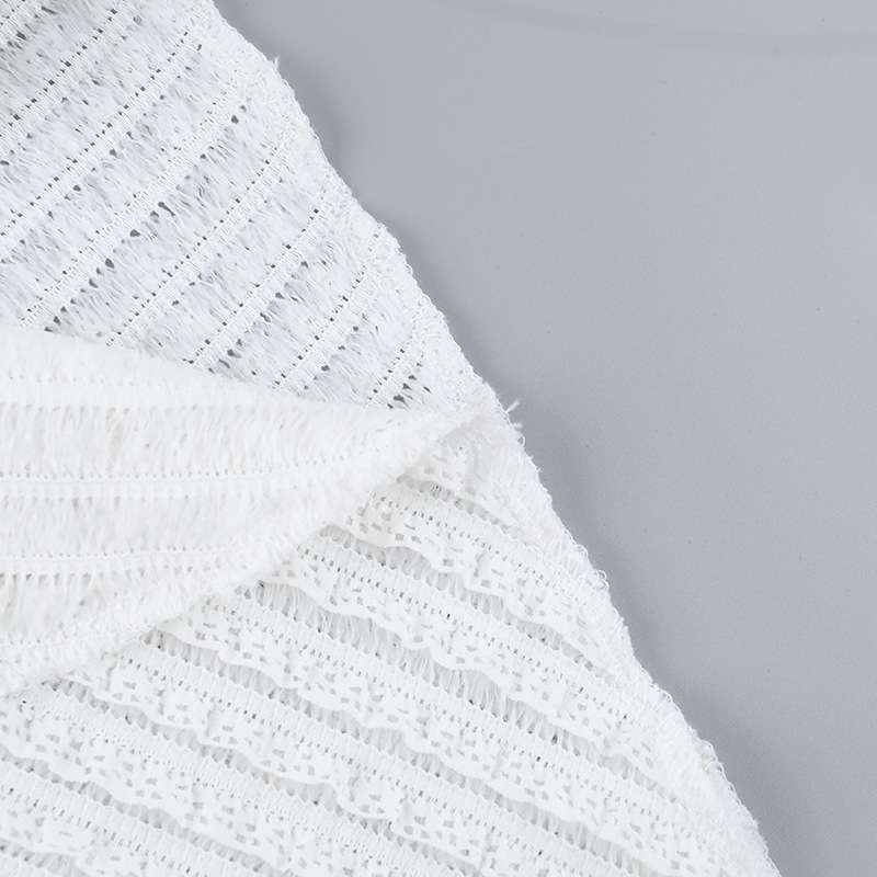 Textured Frill Mock Neck Top image 3