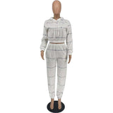 Casual Sweatsuit Long Sleeves Top & Pant Set image 3