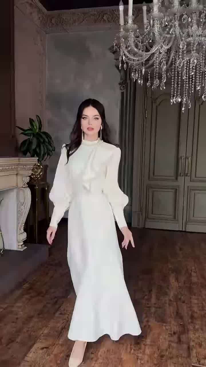 Maxi Dress with Ruffled Shoulder Detail image 6