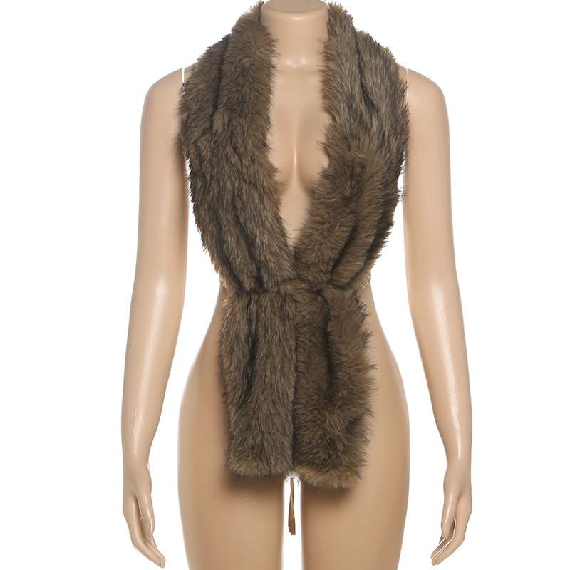 Luxurious Trimmed Open-Front Vest image 4