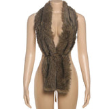Luxurious Trimmed Open-Front Vest image 4