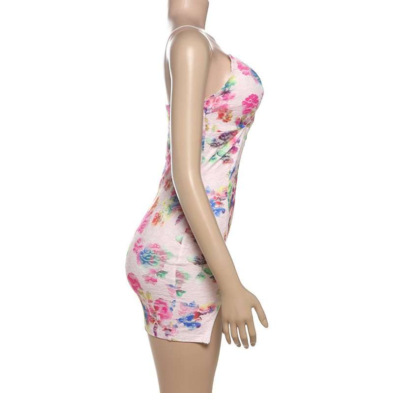 Floral Off-Shoulder Ruched Mini Dress image 6