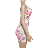 Floral Off-Shoulder Ruched Mini Dress image 6