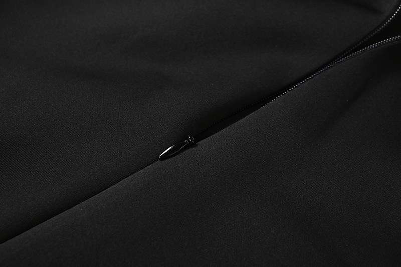 Long-Sleeve Dress with Front Tie Detail image 6