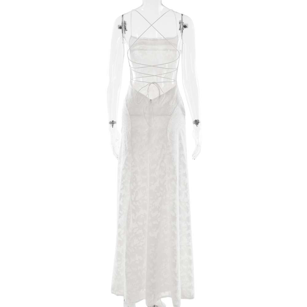 Floral Maxi Dress with Spaghetti Straps image 8