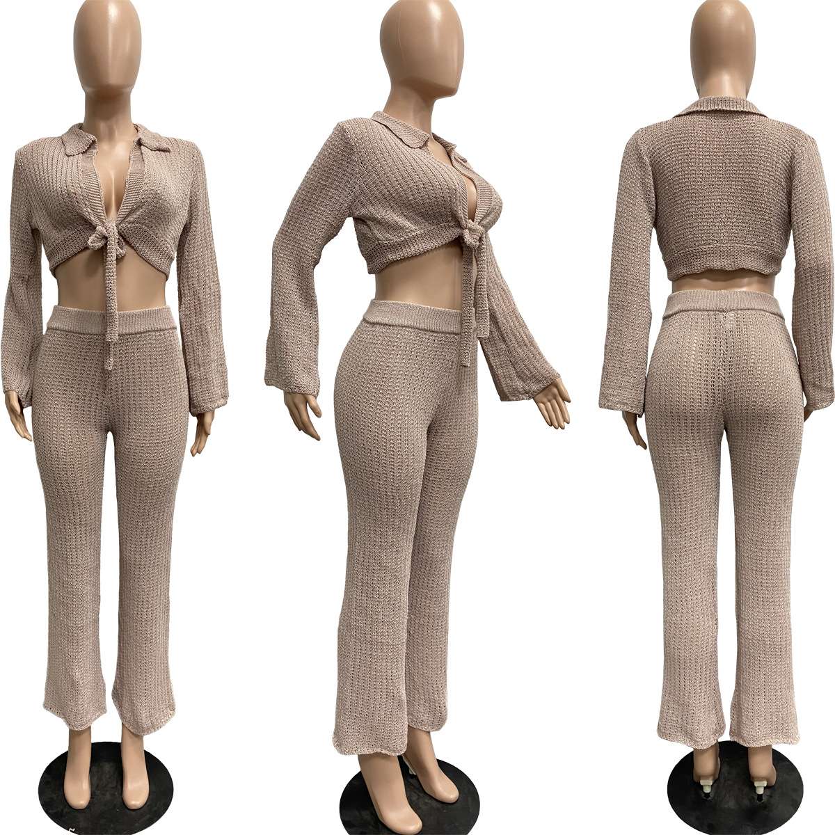 Cozy Chic Knit Top and Pants Set image 8