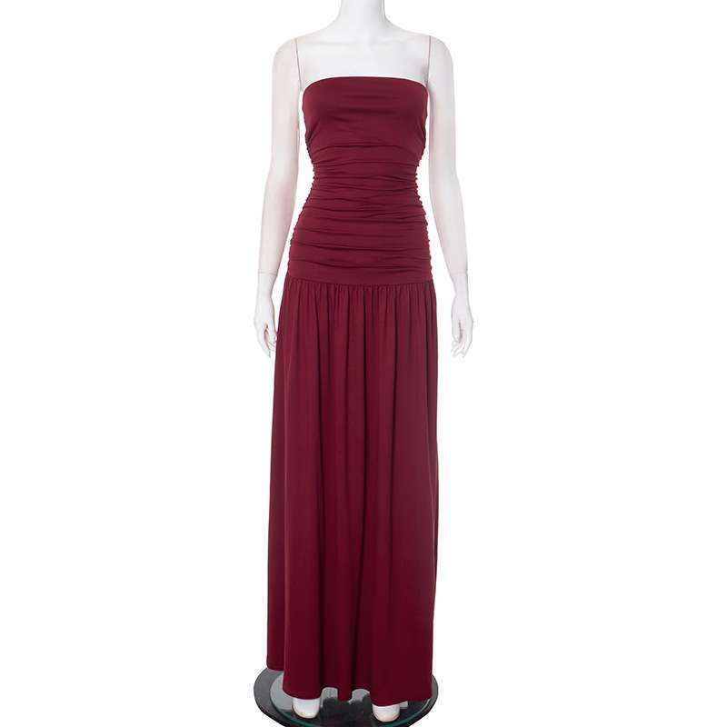 Elegant Strapless Maxi Dress image 4