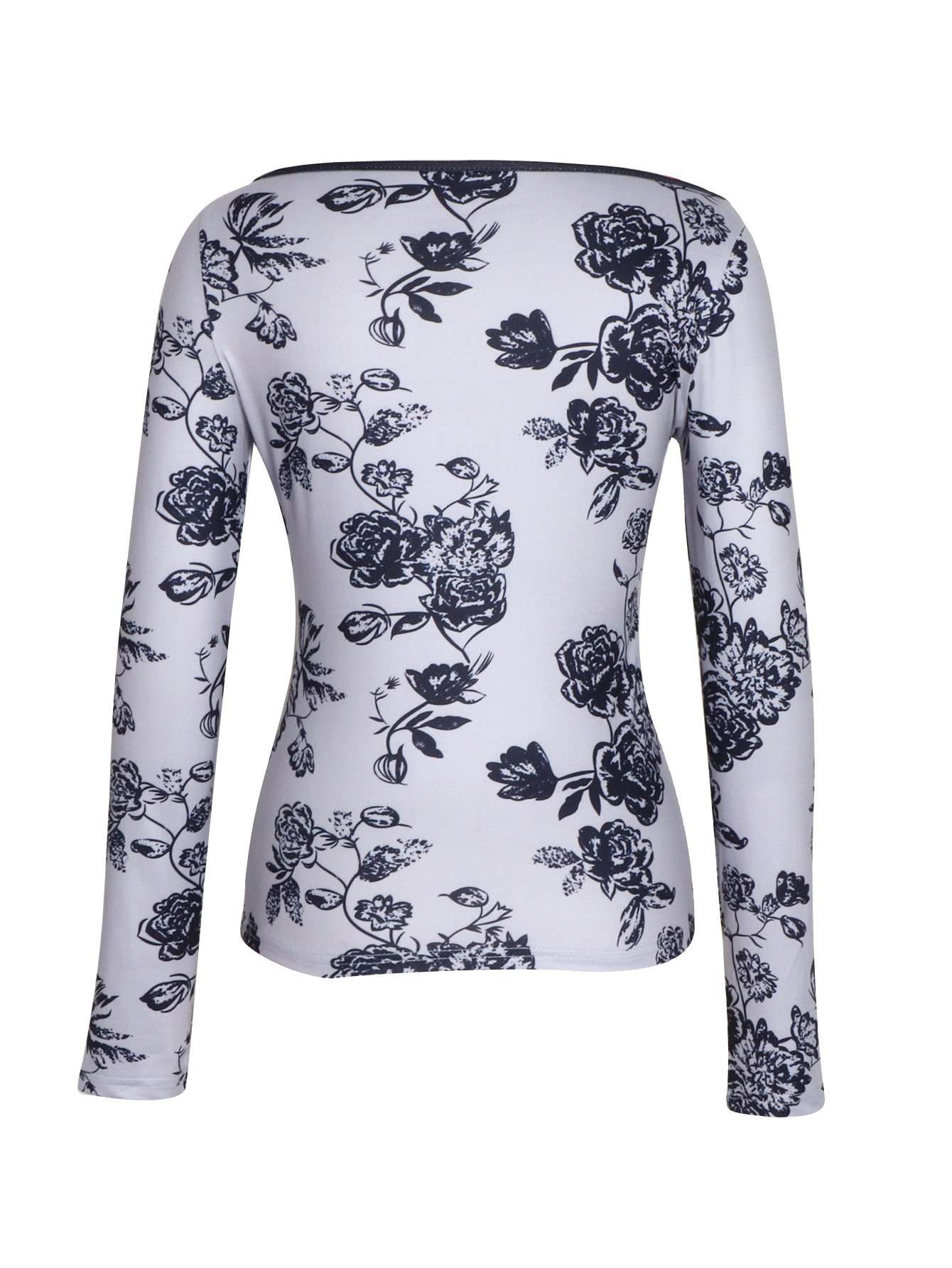 Off-Shoulder Floral Print Top image 3