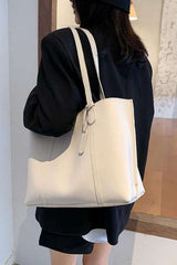 Classic PU Tote Bag Shoulder Bag image 0