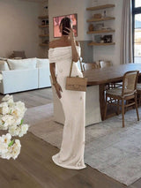 Off-Shoulder Sheer Gown image 4