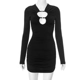 Hollow-out Bodycon Dress image 2
