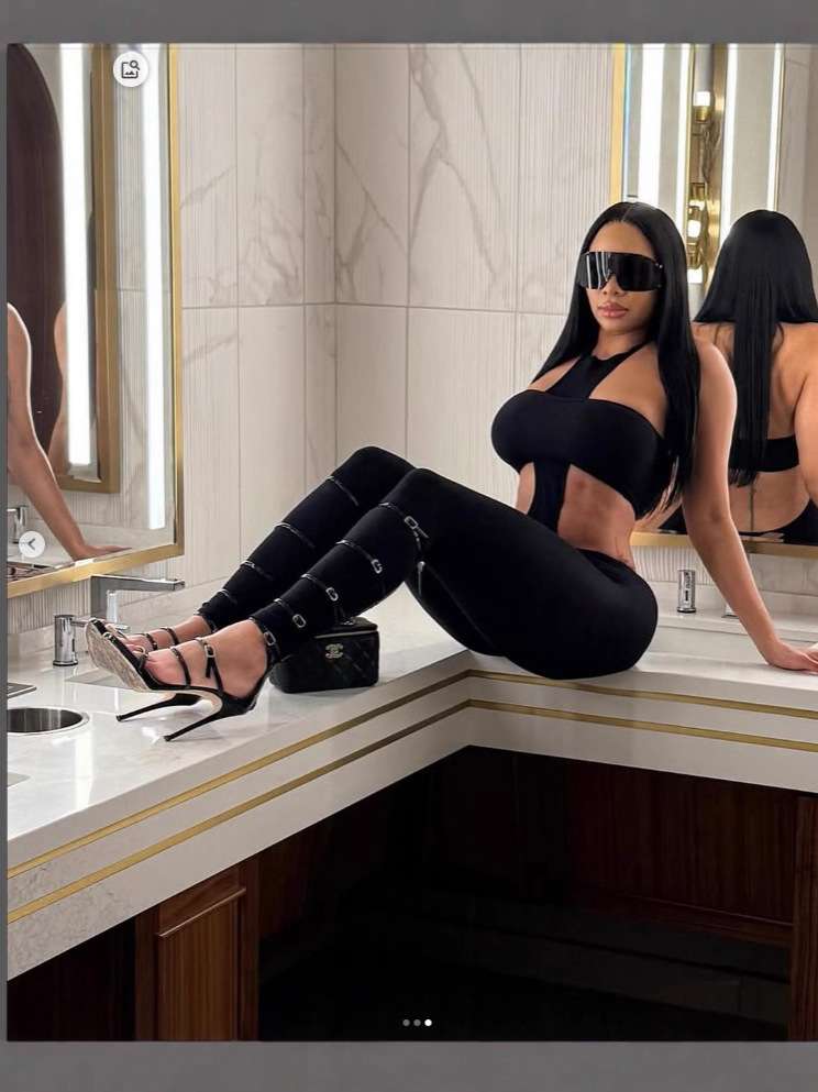 Backless Cut-Out Two-Piece Set image 3