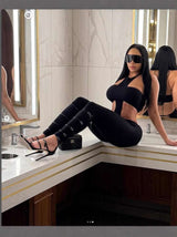 Backless Cut-Out Two-Piece Set image 3