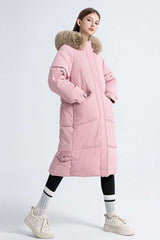 Long Sleeve Hooded Puffer Coat image 0