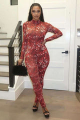 Leopard Print Jumpsuit image 1