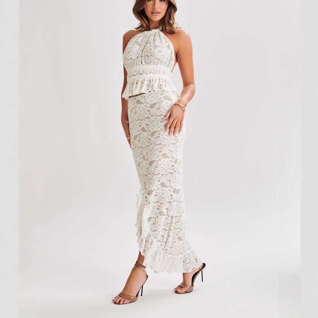 Two-Piece Halter & Skirt Set image 1