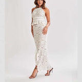 Two-Piece Halter & Skirt Set image 1