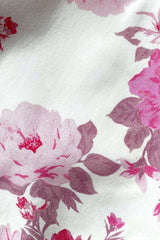 Floral Pink and White Summer Dress image 5