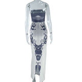 Noir Impressions Maxi Dress image 5