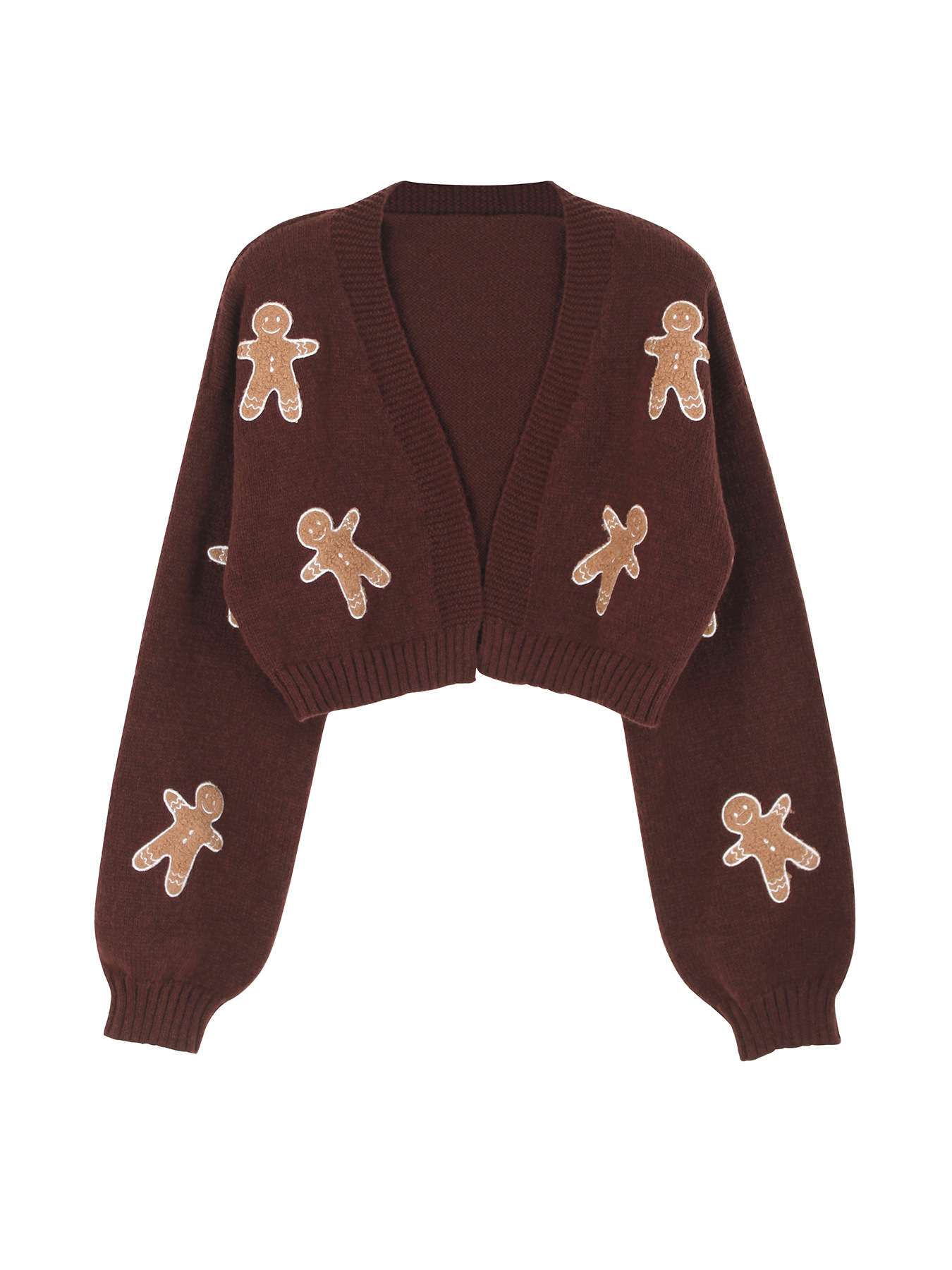 Gingerbread Embroidered Cardigan Jacket image 7