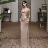 Elegant  Evening Gown with Spaghetti Straps image 1