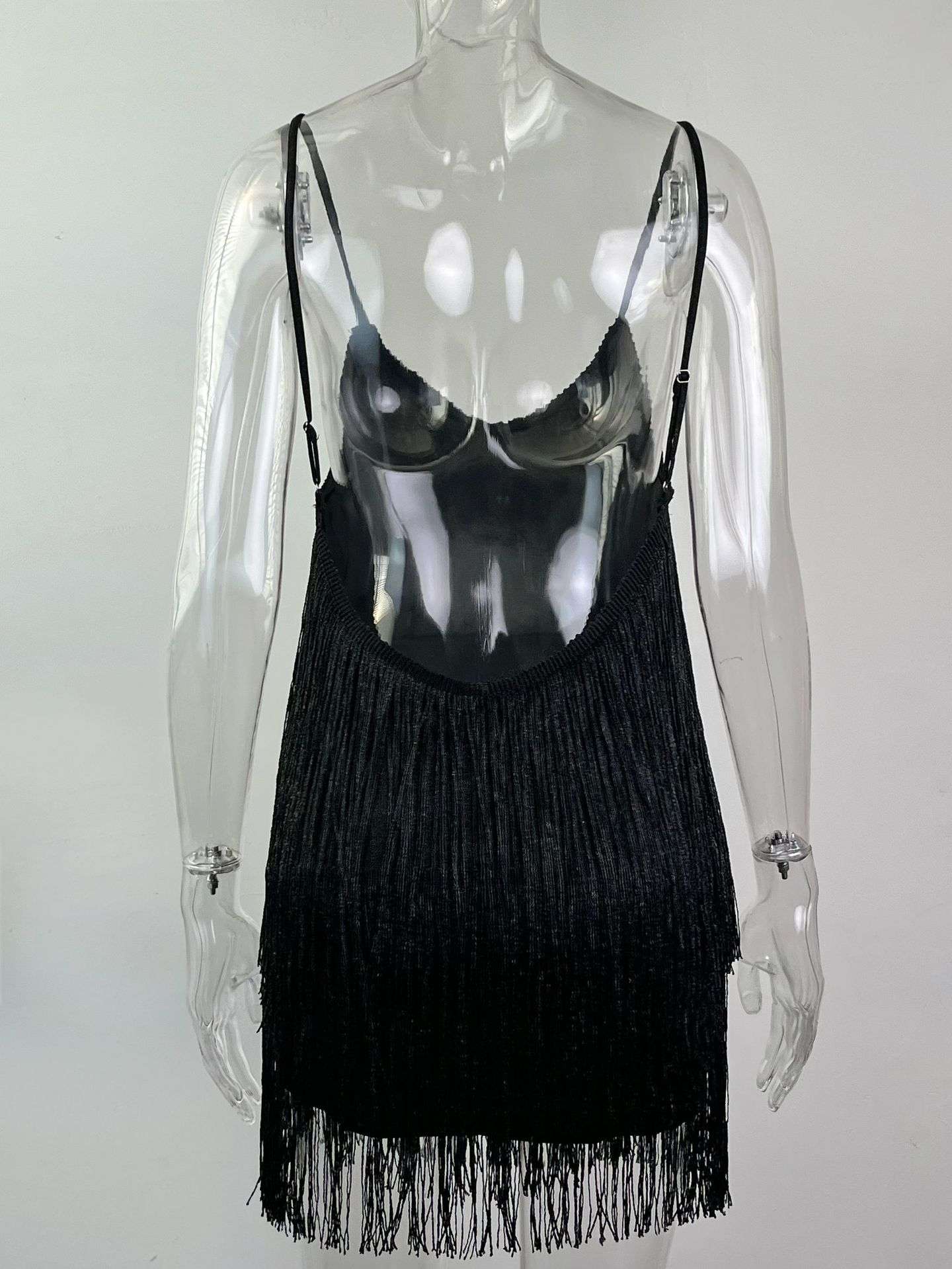 Glamorous Sequin Fringe Dress image 4