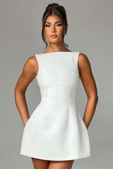 Classic Sleeveless A-Line Mini Dress image 0