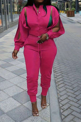 ZIP ME UP TRACKSUIT - S, Rose image