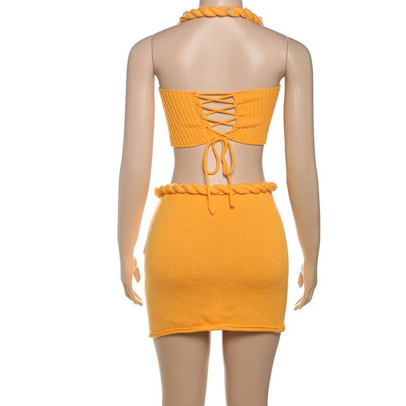 Crochet Bikini Set with Skirt image 4