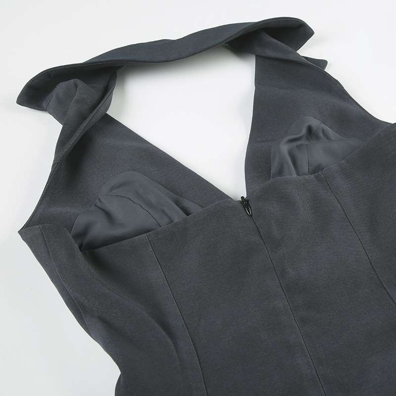 Sleeveless Button-Front Pleated Dress image 6