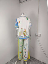 Two-Piece Set with Matching Pants and Shirt image 2